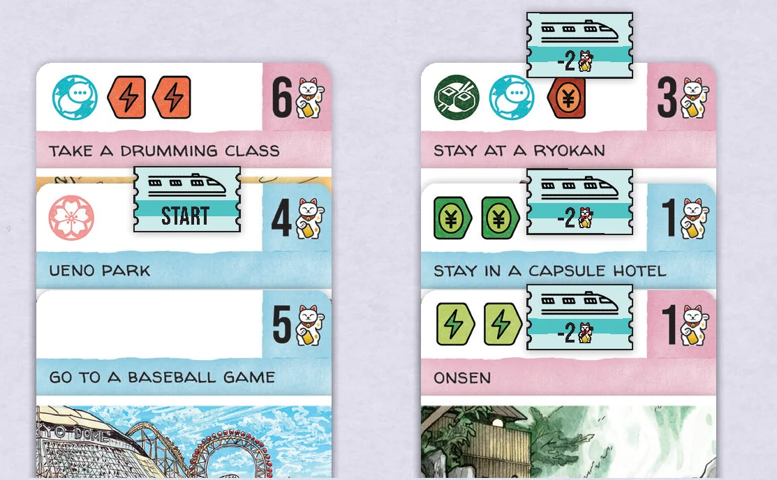Train Tokens Placement Example