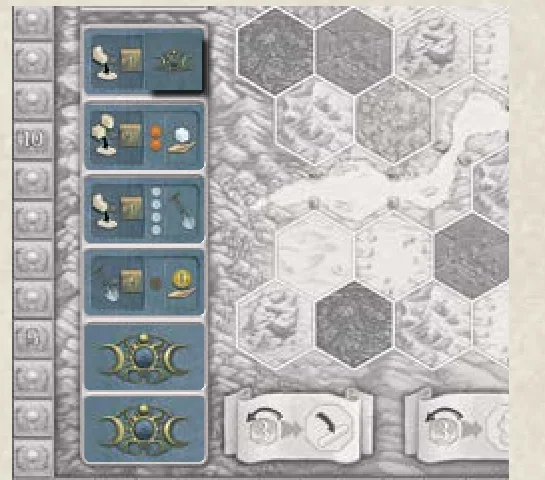 Turn scoring tile face down indicator
