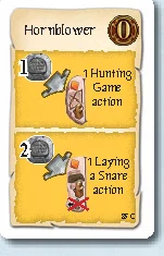 Two immediate actions card Hornblower