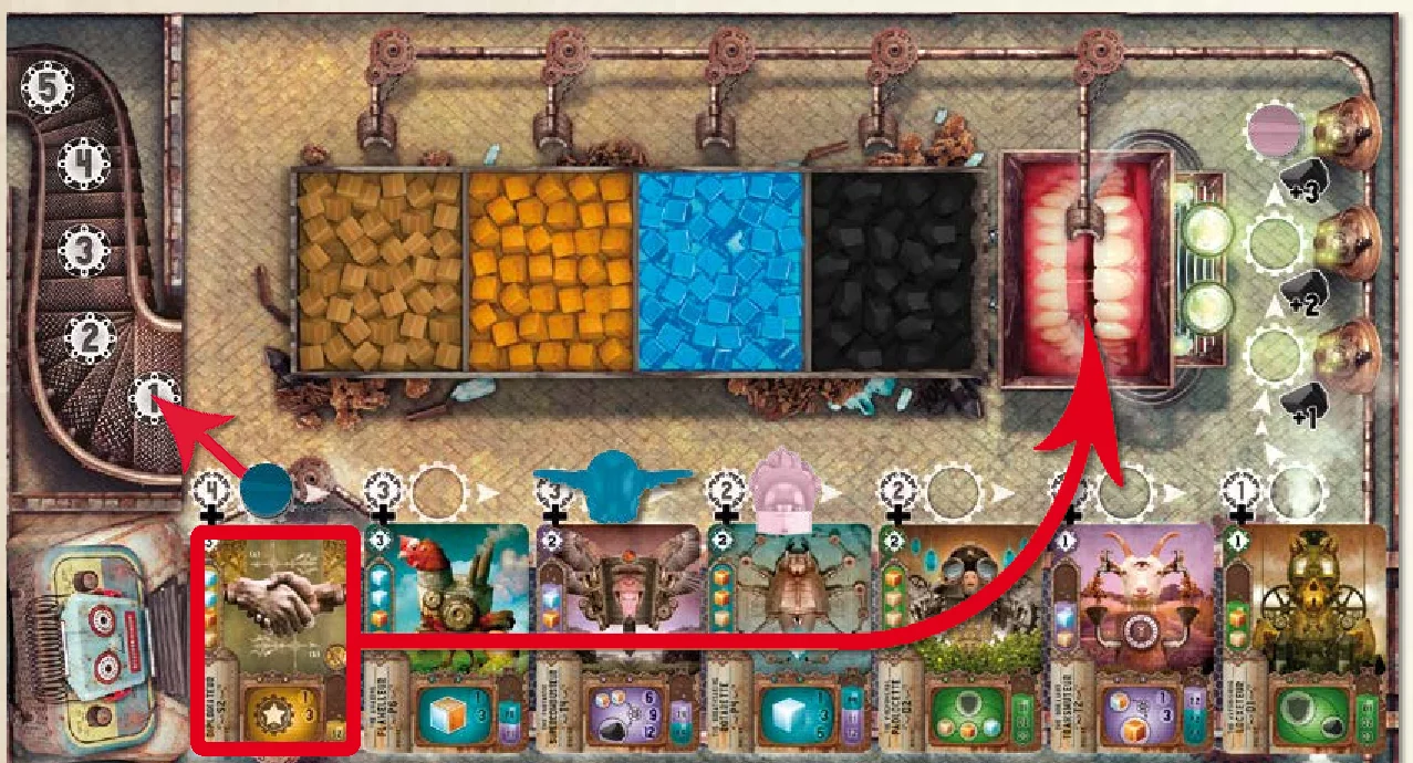 Two-player sabotaged machine action