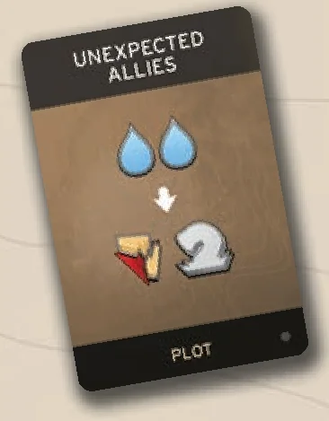Unexpected Allies Intrigue Card Example
