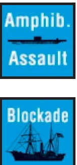 Union Blockade Marker and Amphibious Assault Marker