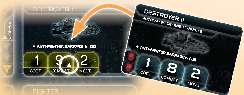 Unit Upgrade Placement Example