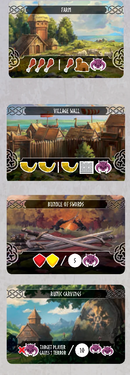 village spoils card examples