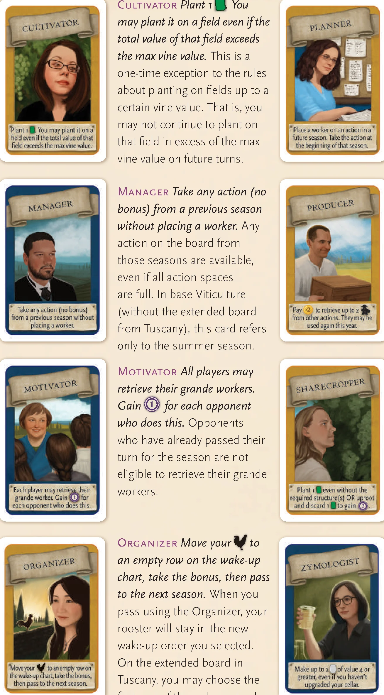Visitor Cards Clarification Illustrations