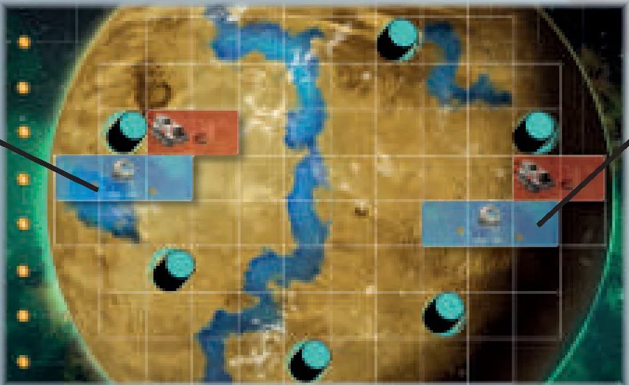 water placement examples on ice vs land