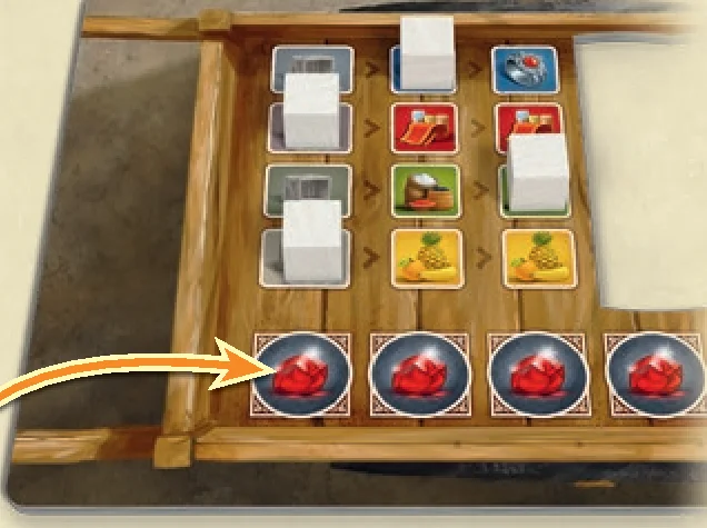 Wheelbarrow player board anatomy