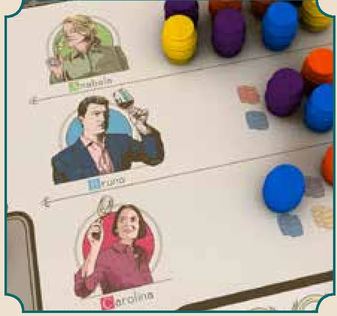 Wine Magnates cards and barrels