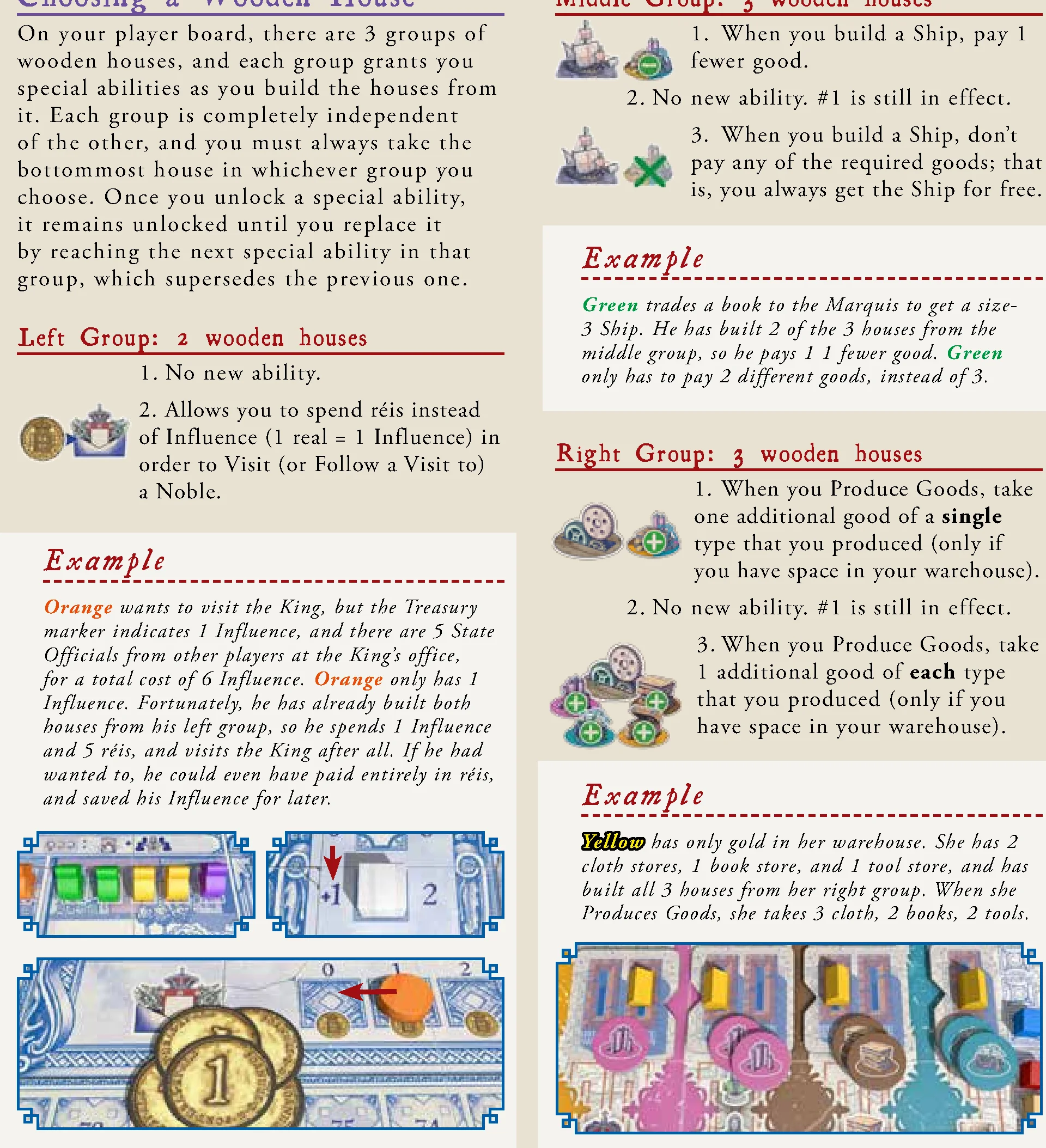 Wooden House Tracks and Abilities