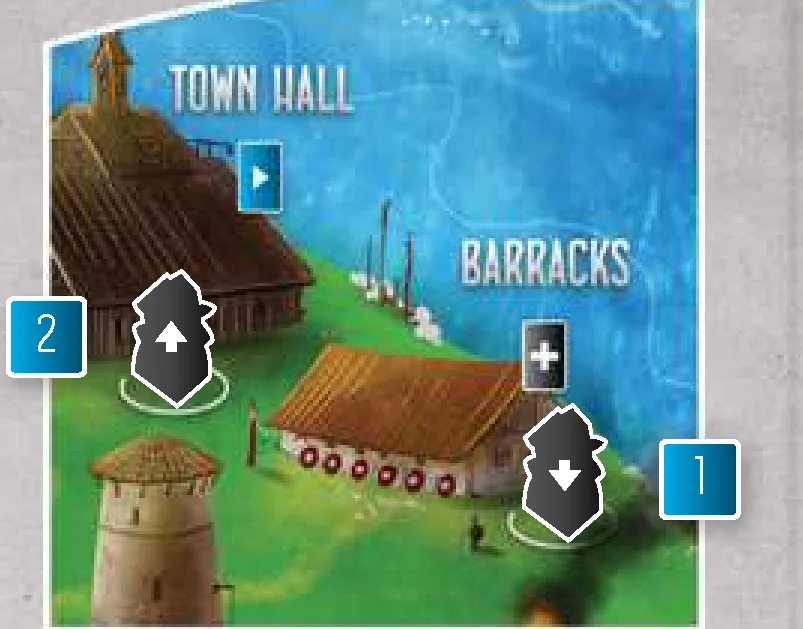 working action placement and pickup example