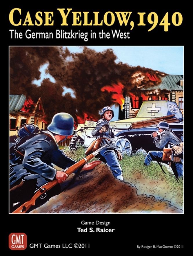 Case Yellow, 1940: The German Blitzkrieg in the West board game cover