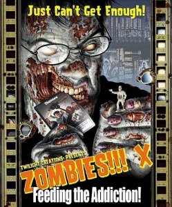Zombies!!! X: Feeding the Addiction board game cover