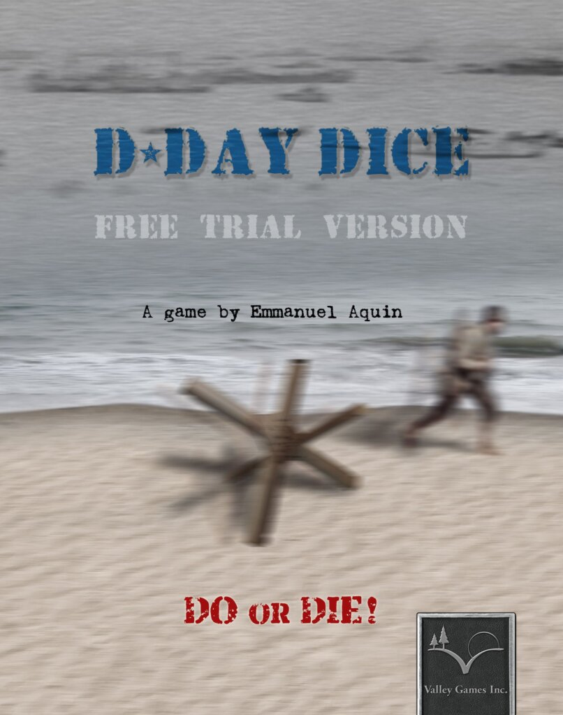D-Day Dice: Free Trial Version board game cover