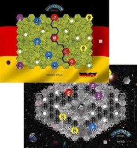 Age of Steam Expansion: Moon and Berlin Wall board game cover