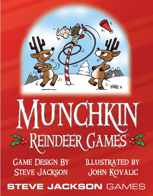 Munchkin Reindeer Games board game cover