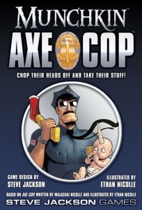 Munchkin Axe Cop board game cover