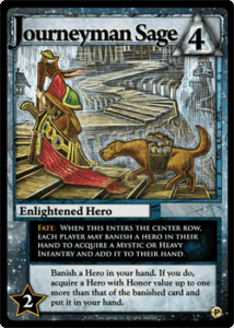 Ascension: Chronicle of the Godslayer – Journeyman Sage Promo board game cover