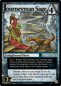 Ascension: Chronicle of the Godslayer – Journeyman Sage Promo board game cover