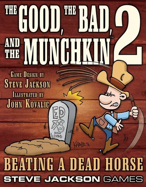 The Good, the Bad, and the Munchkin 2: Beating a Dead Horse board game cover