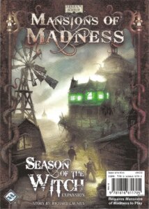 Mansions of Madness: Season of the Witch board game cover