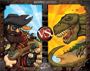 Pirates vs. Dinosaurs board game cover