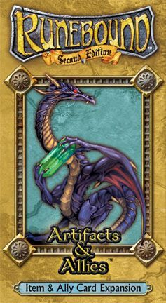 Runebound: Artifacts and Allies board game cover