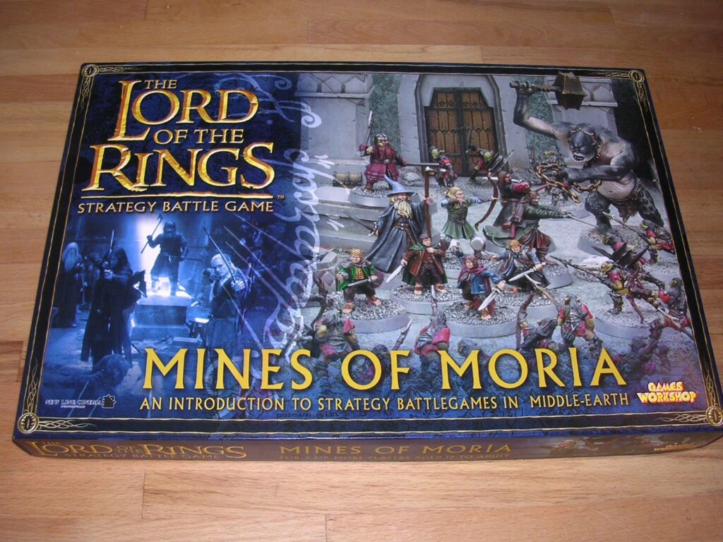 The Lord of the Rings: The Mines of Moria board game cover