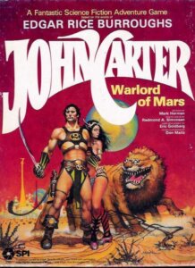 John Carter: Warlord of Mars board game cover