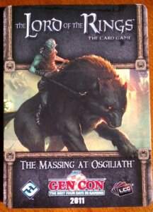 The Lord of the Rings: The Card Game – The Massing at Osgiliath board game cover