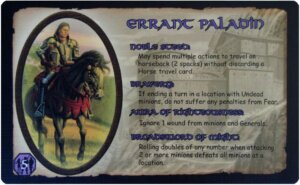Defenders of the Realm: The Errant Paladin board game cover