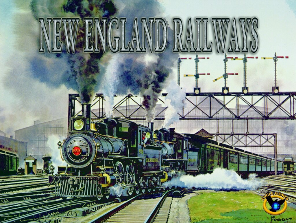 New England Railways board game cover