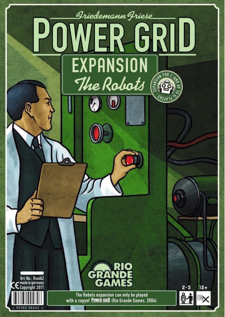 Power Grid: The Robots board game cover