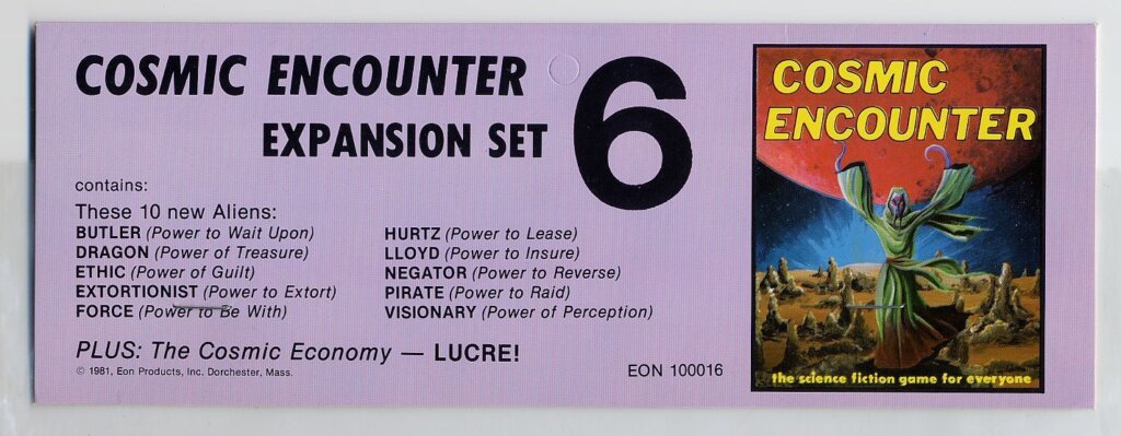 Cosmic Encounter: Expansion Set #6 board game cover