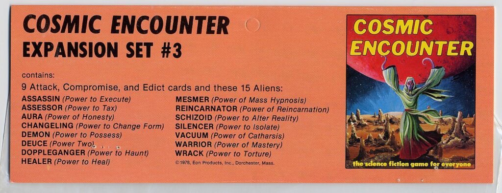 Cosmic Encounter: Expansion Set #3 board game cover