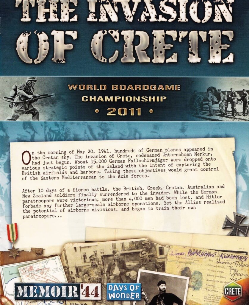 Memoir ’44: The Invasion of Crete board game cover