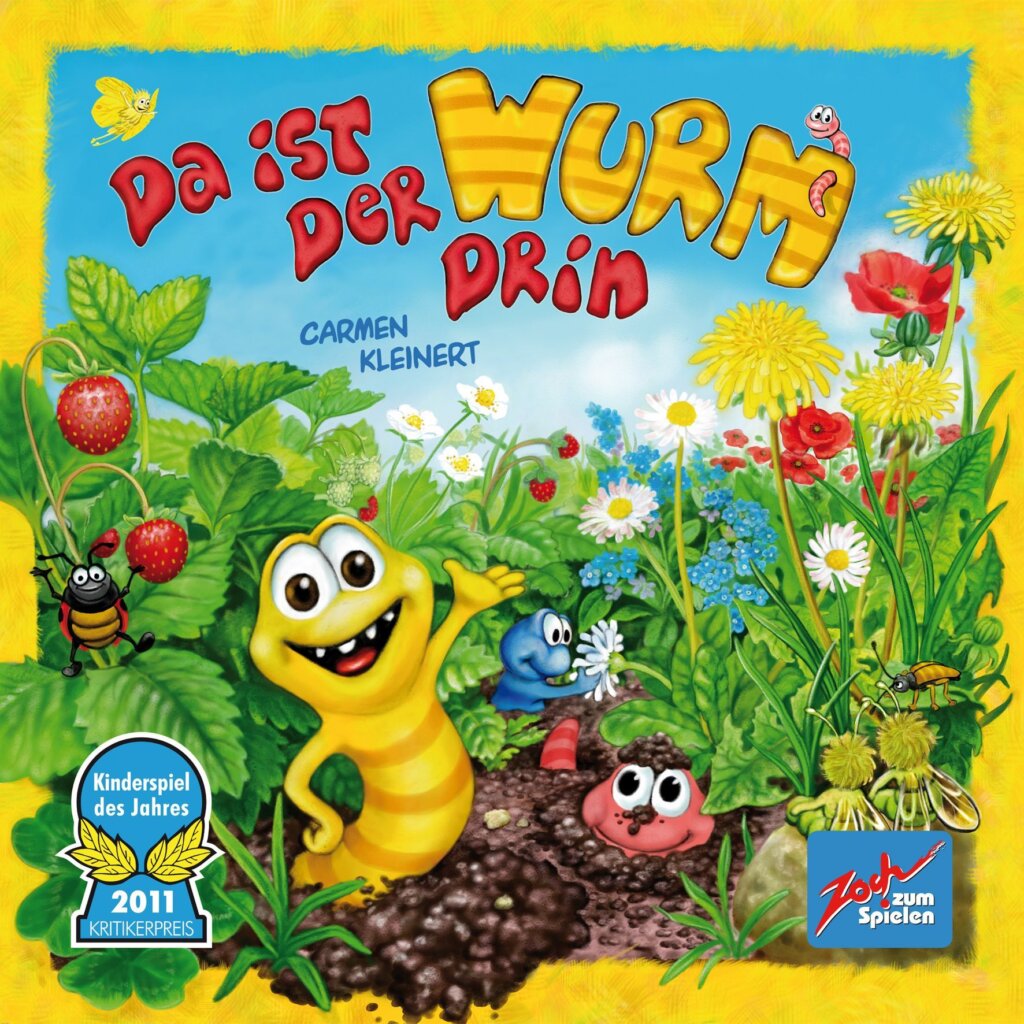 Da ist der Wurm drin board game cover