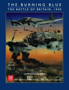 The Burning Blue: The Battle of Britain, 1940 board game cover