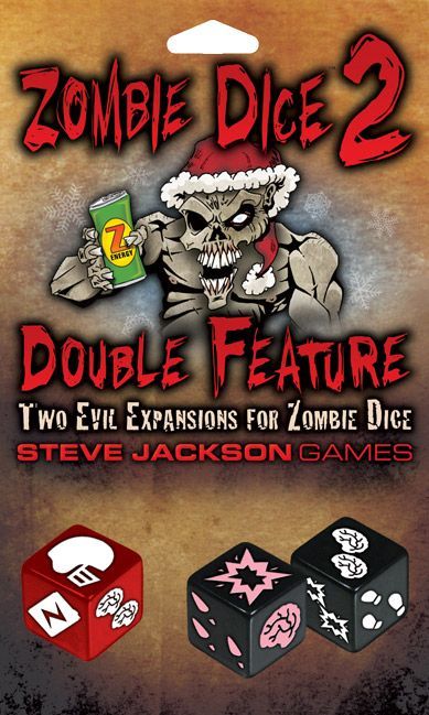 Zombie Dice 2: Double Feature board game cover