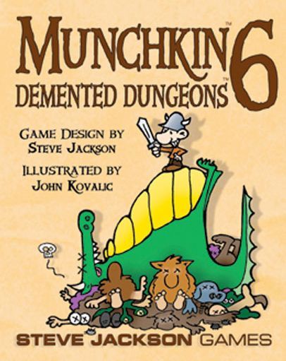 Munchkin 6: Demented Dungeons board game cover