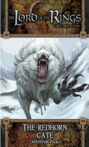 The Lord of the Rings: The Card Game – The Redhorn Gate board game cover