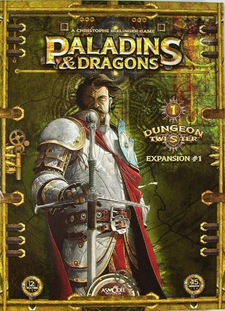 Dungeon Twister: Paladins & Dragons board game cover