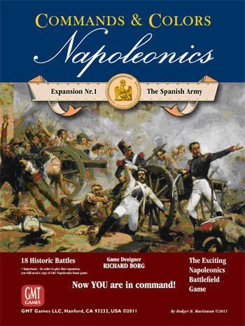 Commands & Colors: Napoleonics Expansion #1 – The Spanish Army board game cover