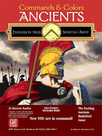 Commands & Colors: Ancients Expansion Pack #6 – The Spartan Army board game cover