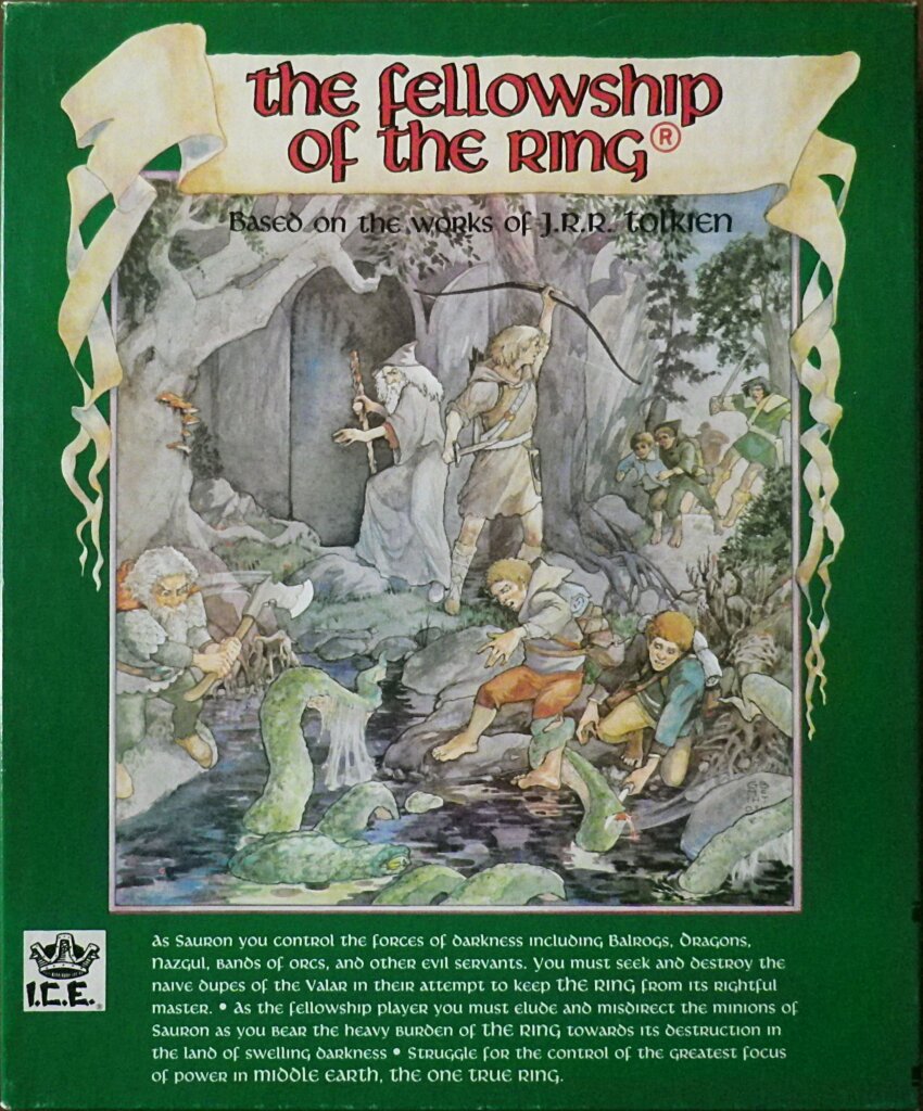 The Fellowship of the Ring board game cover