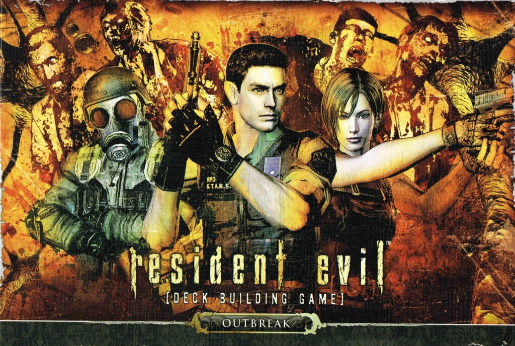 Resident Evil Deck Building Game: Outbreak board game cover