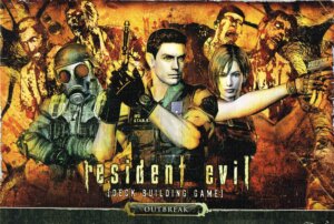 Resident Evil Deck Building Game: Outbreak board game cover