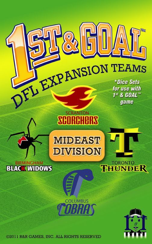 1st & Goal: Mideast Division board game cover
