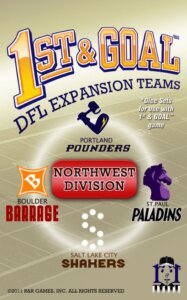 1st & Goal: Northwest Division board game cover