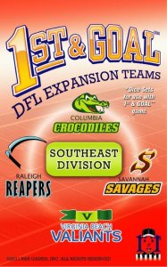 1st & Goal: Southeast Division board game cover