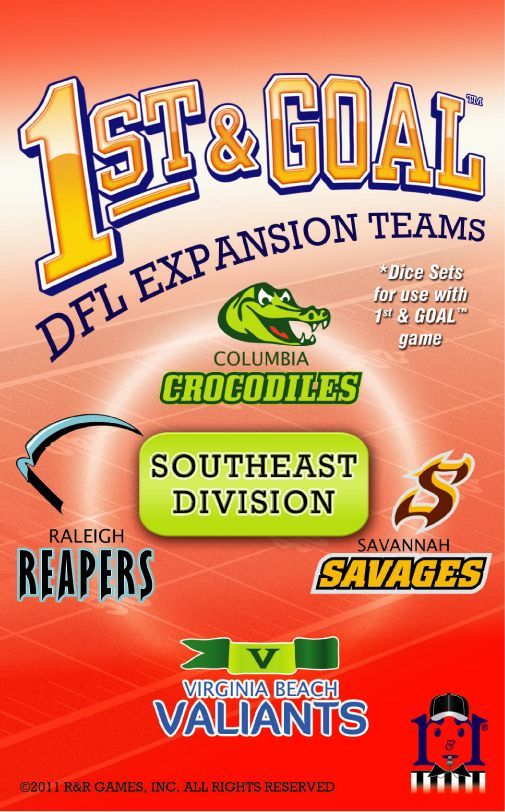 1st & Goal: Southeast Division board game cover